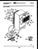 SYSTEM AND AUTOMATIC DEFROST PARTS Diagram and Parts List for PRT154MCW1  Frigidaire Refrigerator