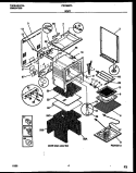 BODY PARTS Diagram and Parts List for FEF352CASB  Frigidaire Range