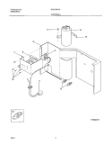 CONTROLS Diagram and Parts List for FAS154K1A1  Frigidaire Air Conditioner