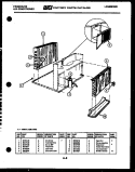 UNIT PARTS Diagram and Parts List for A06LH5E2  Frigidaire Air Conditioner