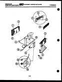 UNIT PARTS Diagram and Parts List for AH08ME2E1  Frigidaire Air Conditioner