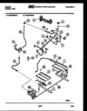 BURNER PARTS Diagram and Parts List for CGC4S8WXB  Gibson Range