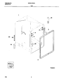 TUB Diagram and Parts List for MDR251RHS0  Frigidaire Dishwasher