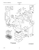 BODY Diagram and Parts List for CCRE3880LWC  Crosley Range