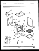 BODY PARTS Diagram and Parts List for 30-2132-00-01  Tappan Range