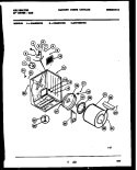 CABINET AND COMPONENT PARTS Diagram and Parts List for DGT400KW2  Kelvinator Dryer