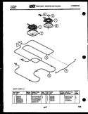 BROILER PARTS Diagram and Parts List for 31-4968-32-01  Tappan Range