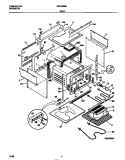 BODY Diagram and Parts List for FED300BEBB  Frigidaire Range