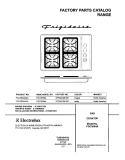 COVER Diagram and Parts List for FGC30S4AQA  Frigidaire Cooktop