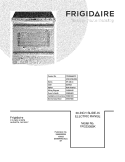 COVER Diagram and Parts List for FPES3085KFC  Frigidaire Wall Oven