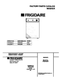 COVER Diagram and Parts List for FWS445RFS1  Frigidaire Washer
