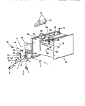 LOCK MECHANISM Diagram and Parts List for KM355HXM  Frigidaire Microwave