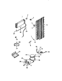 SYSTEM Diagram and Parts List for TUK180AN6V  Kelvinator Refrigerator