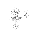 TOP PANEL Diagram and Parts List for LA271EXW2  Frigidaire Washer