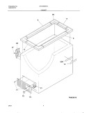 CABINET Diagram and Parts List for GFC05M0HW2  Gibson Freezer