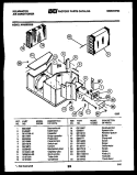 UNIT PARTS Diagram and Parts List for MH525C2SB  Kelvinator Air Conditioner