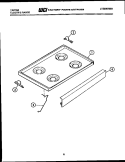 COOKTOP PARTS Diagram and Parts List for 31-2237-00-02  Tappan Range
