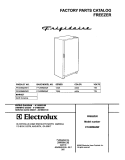 COVER Diagram and Parts List for FFU09M2AW2  Frigidaire Freezer