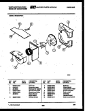 AIR HANDLING PARTS Diagram and Parts List for WAS18EP2K1  Frigidaire Air Conditioner