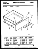 DRAWER PARTS Diagram and Parts List for R21CL4  Frigidaire Range