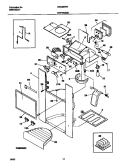 DISPENSER Diagram and Parts List for GRS26ZRHW5  Gibson Refrigerator