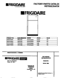 COVER Diagram and Parts List for FRT21TSCD4  Frigidaire Refrigerator