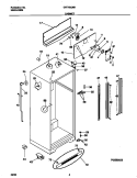 CABINET Diagram and Parts List for GRT18QNHW2  Gibson Refrigerator