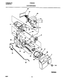 CONTAINER / DRIVE Diagram and Parts List for FRS24ZSFW0  Frigidaire Refrigerator