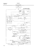 WIRING SCHEMATIC Diagram and Parts List for FRS26ZTHD5  Frigidaire Refrigerator