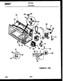 FUNCTIONAL PARTS Diagram and Parts List for MCT1080A2  Frigidaire Microwave
