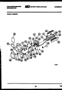 ICE MAKER PARTS Diagram and Parts List for RT155MCD1  Frigidaire Refrigerator