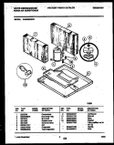 SYSTEM PARTS Diagram and Parts List for WAS256P2K2  Frigidaire Air Conditioner