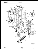 CABINET PARTS Diagram and Parts List for FRS22VSAD0  Frigidaire Refrigerator