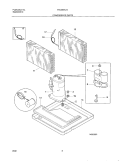 COMPRESSOR Diagram and Parts List for FAC085K7A2  Frigidaire Air Conditioner
