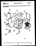 BODY PARTS Diagram and Parts List for CEC1M2WXD  Gibson Range