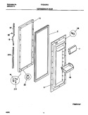 REFRIGERATOR DOOR Diagram and Parts List for FRS26ZRGDB  Frigidaire Refrigerator