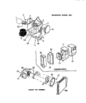 CONTROLS Diagram and Parts List for RS192GCH3  Frigidaire Refrigerator