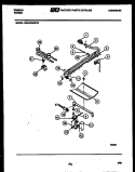 BURNER PARTS Diagram and Parts List for CGC4C5WSTD  Gibson Range