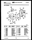 ELECTRICAL PARTS Diagram and Parts List for AK27E6RWG  Gibson Air Conditioner