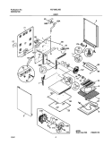 BODY Diagram and Parts List for FEF368CJSD  Frigidaire Range
