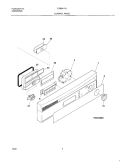 Part Location Diagram of 154372103 Frigidaire INSERT-CONTROL PNL