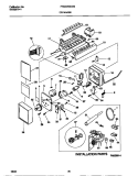 ICE MAKER Diagram and Parts List for FRS24WSCB3  Frigidaire Refrigerator
