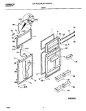 DOORS Diagram and Parts List for GRT18QNCD4  Gibson Refrigerator