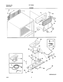 SYSTEM Diagram and Parts List for FRT18IB4AW0  Frigidaire Refrigerator