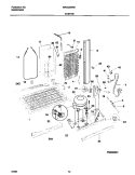 SYSTEM Diagram and Parts List for WRS20WRHD1  Frigidaire Refrigerator