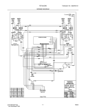 WIRING DIAGRAM Diagram and Parts List for FEF366EMB  Frigidaire Range