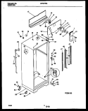 CABINET PARTS Diagram and Parts List for KRT21PNAW0  Kelvinator Refrigerator