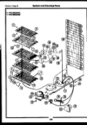 SYSTEM AND ELECTRICAL PARTS Diagram and Parts List for FV16M4WSFB  Frigidaire Freezer