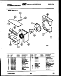 BROILER DRAWER PARTS Diagram and Parts List for CGC3M2DXD  Gibson Range