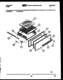 BROILER DRAWER PARTS Diagram and Parts List for G21PCW5  Frigidaire Range